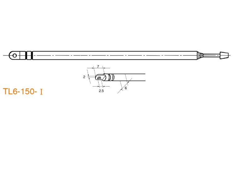 Tool rod antenna TL6-150-I
